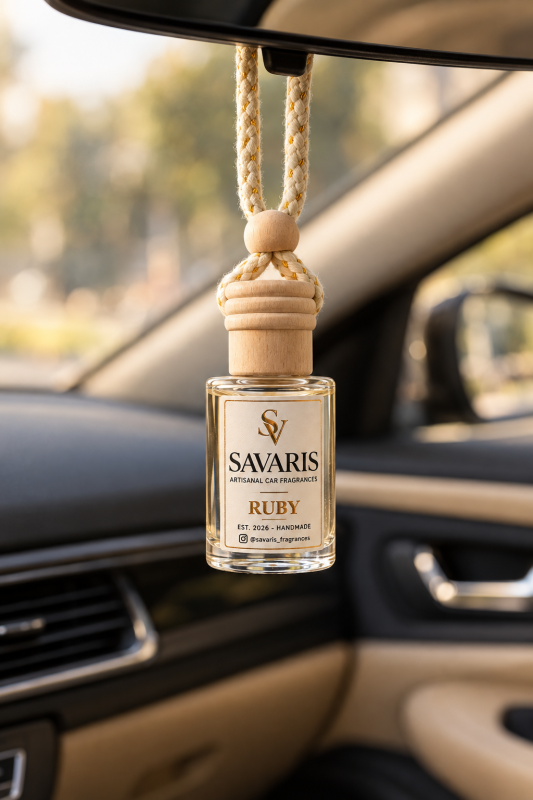 Aromatizador Savaris Ruby no carro